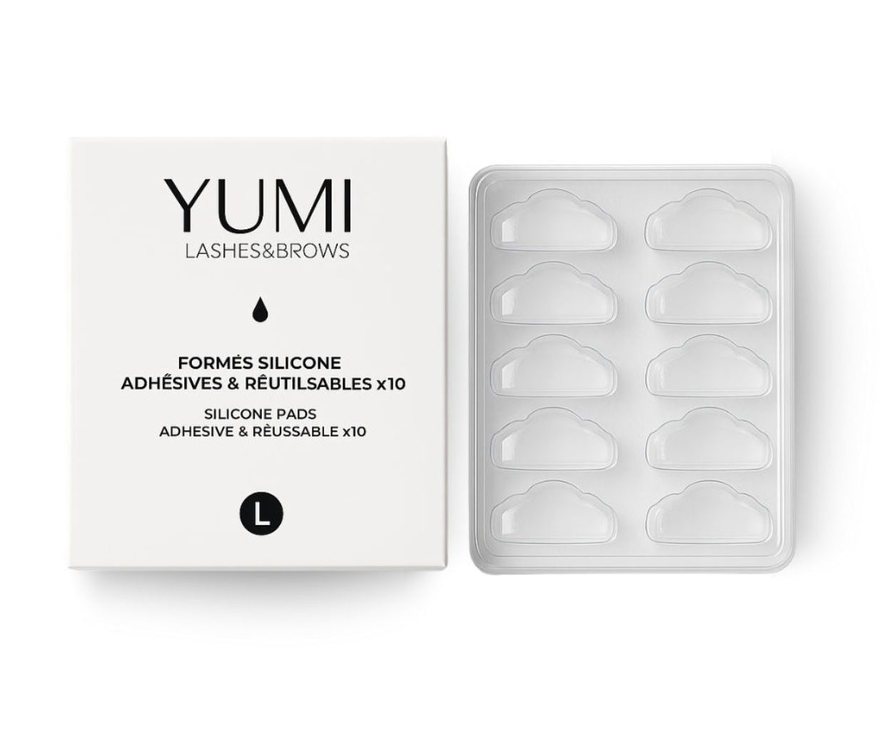 שתלי - סיליקון ללא דבק - 10 יחידות